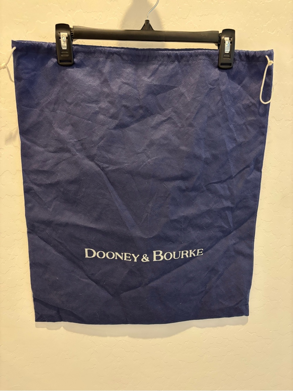 Dooney & Bourke Navy and Yellow Logo Dust Bag